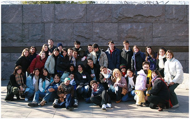 Grupo no FDR Memorial 