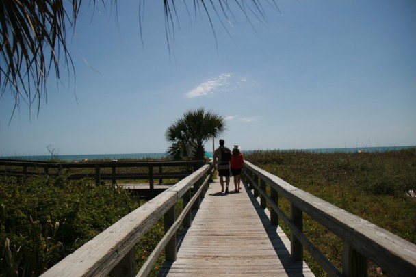 Entrada para a praia