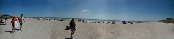 Panorama da praia