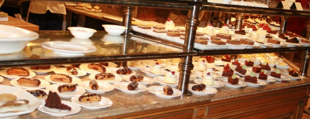 O buffet de sobremesas do Bellagio