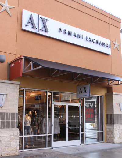 Armani Exchange no Houston Premium Outlets