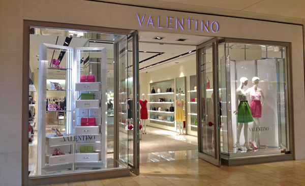 Valentino no Galleria em Houston