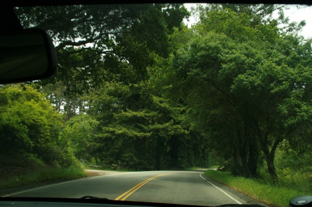 A entrada da 17 mile drive