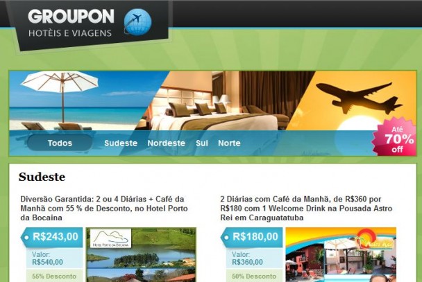 groupon viagens