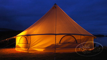 Bell Tent por fora