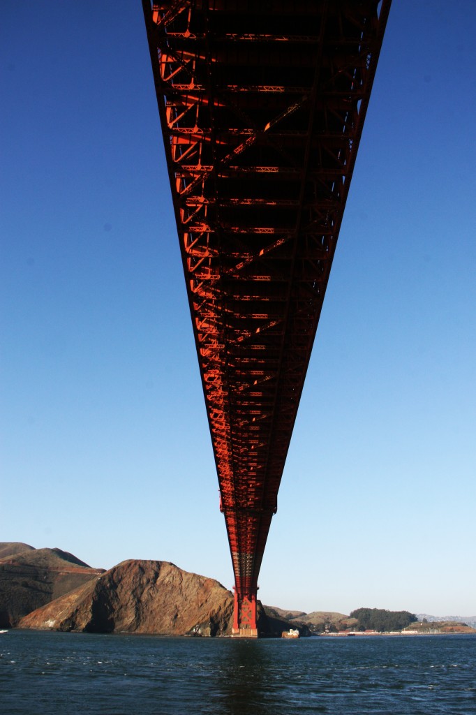 Uma vista inusitada.. embaixo da ponte