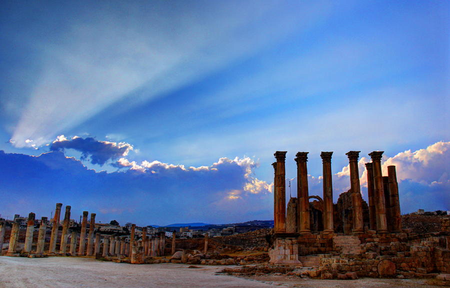 Pôr do Sol em Jerash