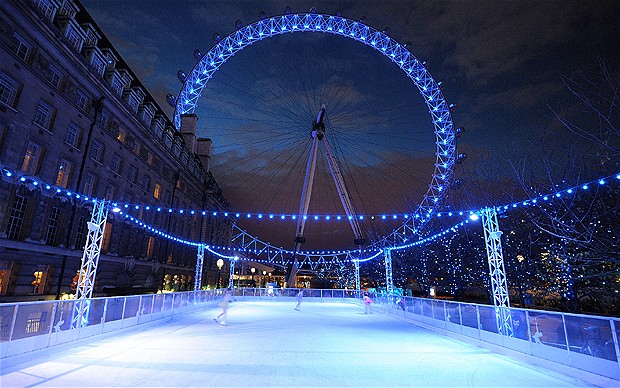 Onde patinar no gelo em Londres