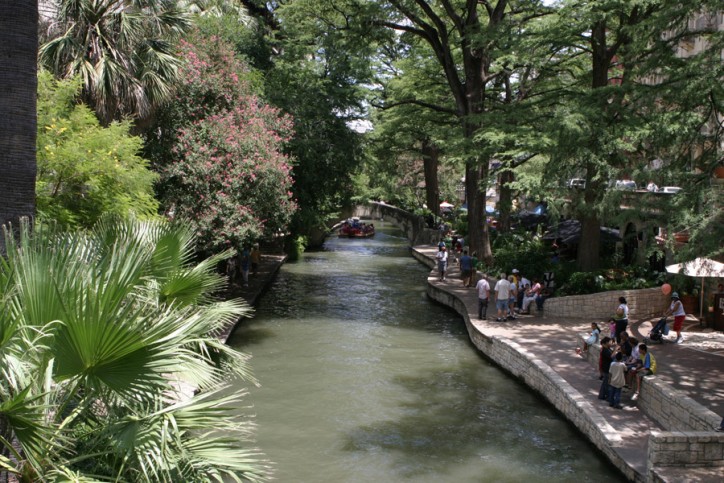 Um pedacinho da Riverwalk em julho de 2008