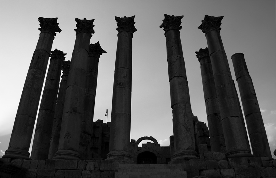 As colunas do Templo de Artemis
