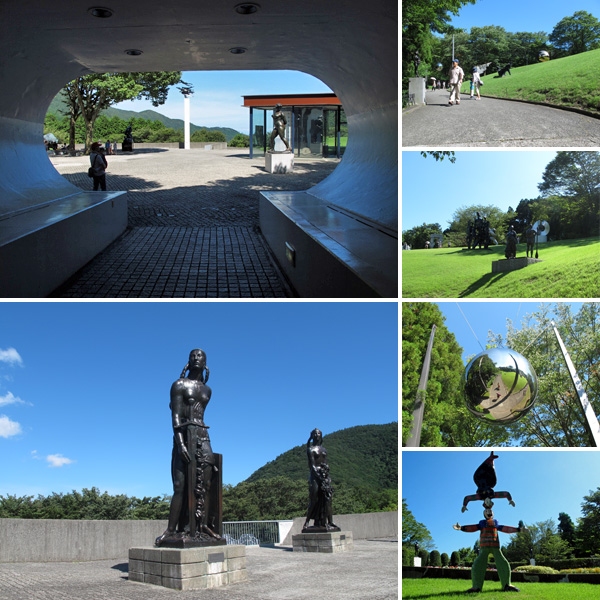 Entrando no hakone open air museum