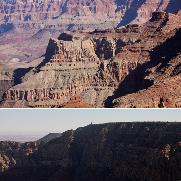 entrando no grand canyon