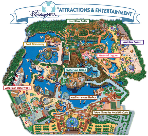 mapa da disney sea