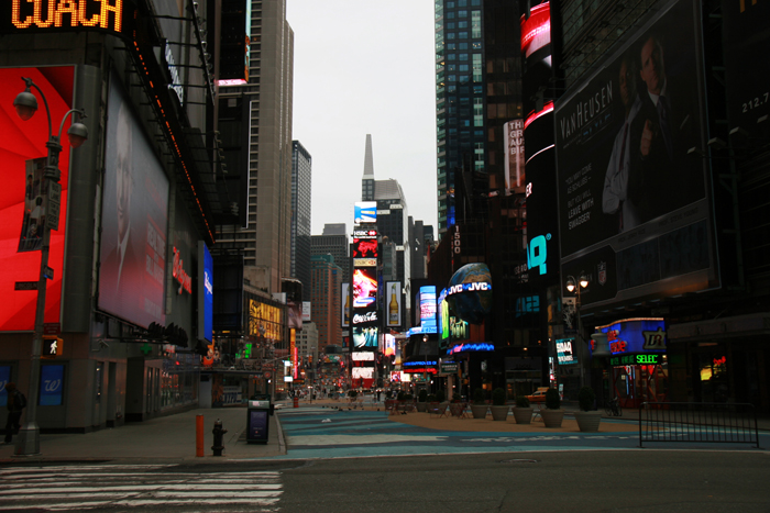 Times Square Vazia