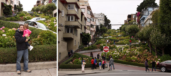 Lombard Street, "a rua mais torta do mundo" é um dos cartões postais da cidade