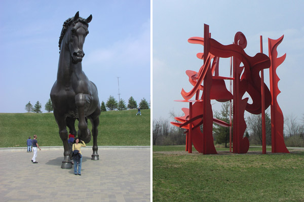 Esculturas no Meijer Gardens & Sculpture Park