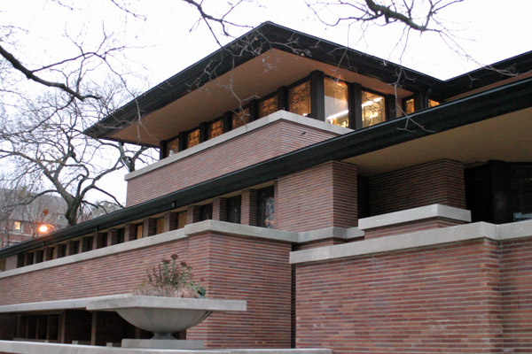 Robie House, uma das casas de Frank Lloyd Wright em Chicago