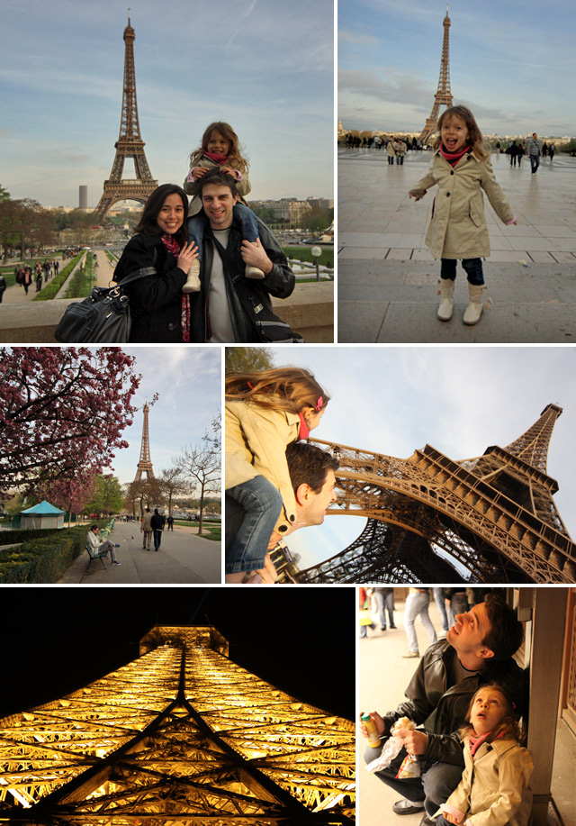 A Torre Eiffel foi a atração preferida da Julia em Paris