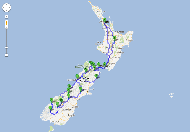 Roteiro de Carro pela ilha sul da Nova Zelândia