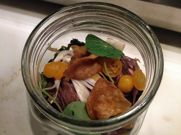 Jar Jar Duck, delicioso, no Uchiko em Austin, Texas