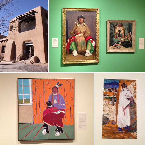 New Mexico Museum of Art, em Santa Fé: visitei rapidamente mas gostei muito do que vi