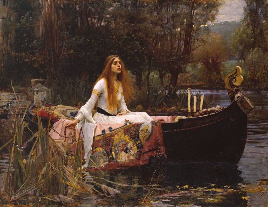 The Lady of Shalott 1888 by John William Waterhouse 1849-1917