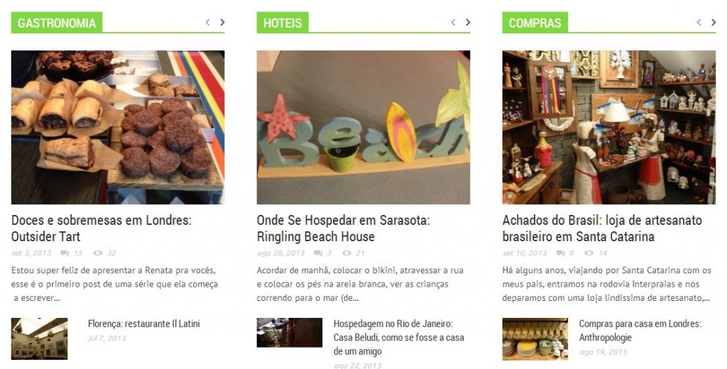 Gastronomia, Hotéis e Compras