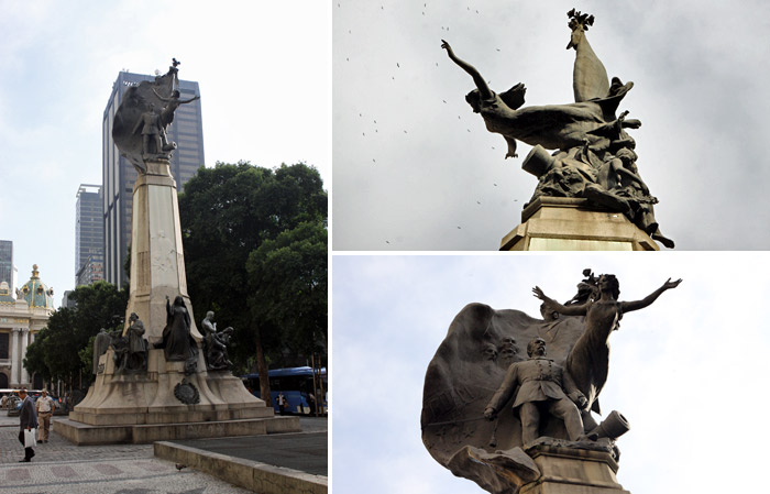 Monumento Marechal Floriano Peixoto, na Cinelândia