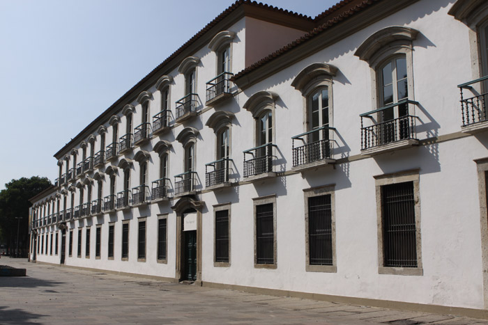 O Paço Imperial do Rio de Janeiro, onde a família imperial morou quando chegou ao Rio