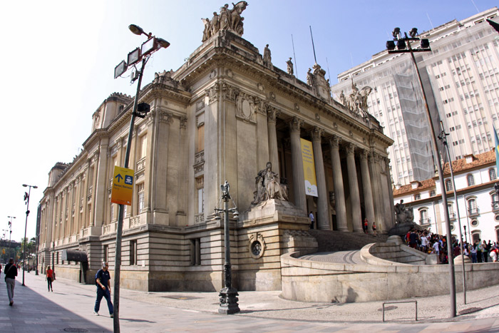 O Palácio Tiradentes no Rio de Janeiro