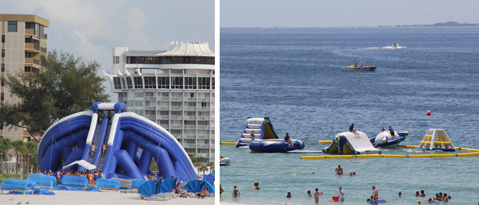 Atividades na praia