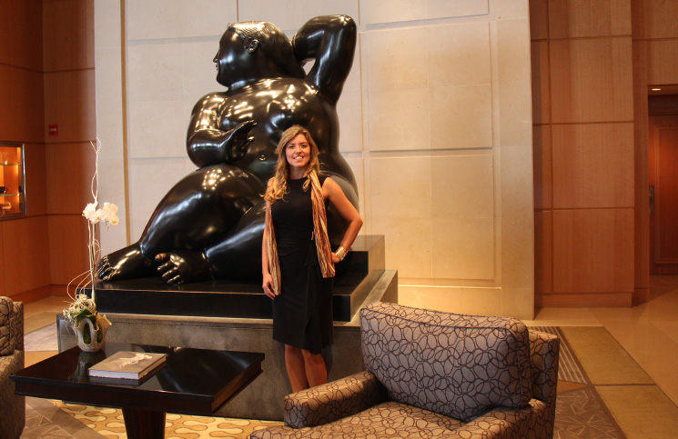 Eu e a lindona do Botero