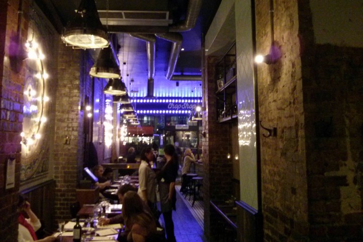 Restaurante chop shop Londres