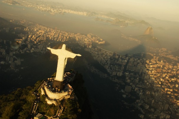 Vista espetacular do tour de helicóptero pelo Rio