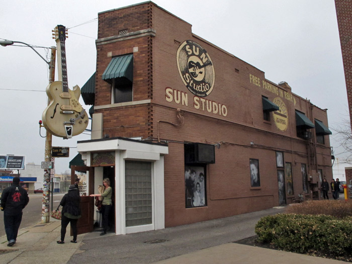 Sun Studio, onde nasceu o rock'n'roll