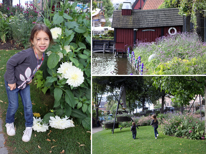 Passeando pelos jardins ao redor do Tivoli Lake