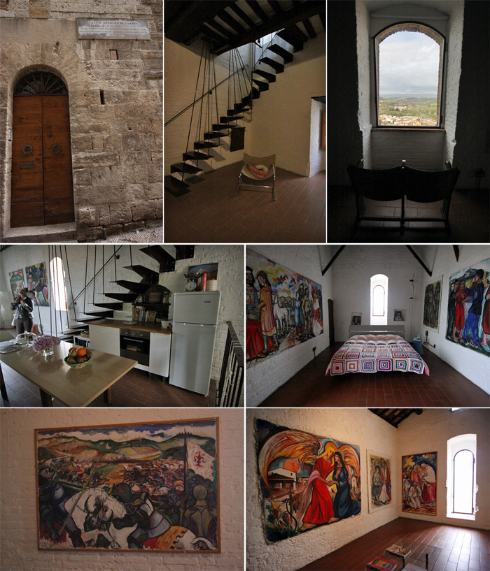 Casa Torre Arnolfo di Cambio: belas pinturas, afrescos e a vista, claro