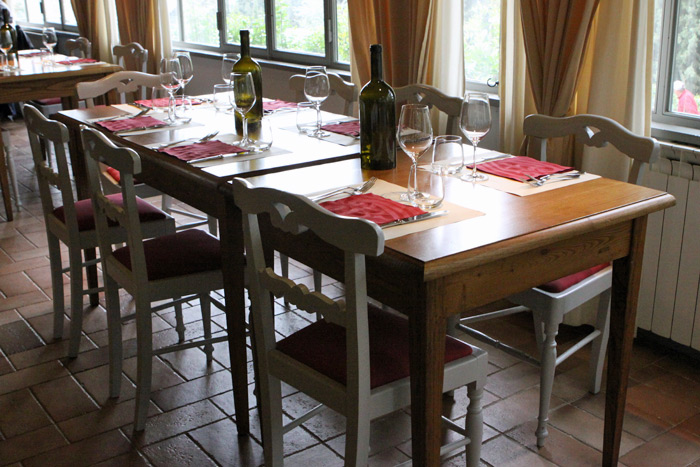 Restaurante Osteria del Castello em Gaiole in Chianti