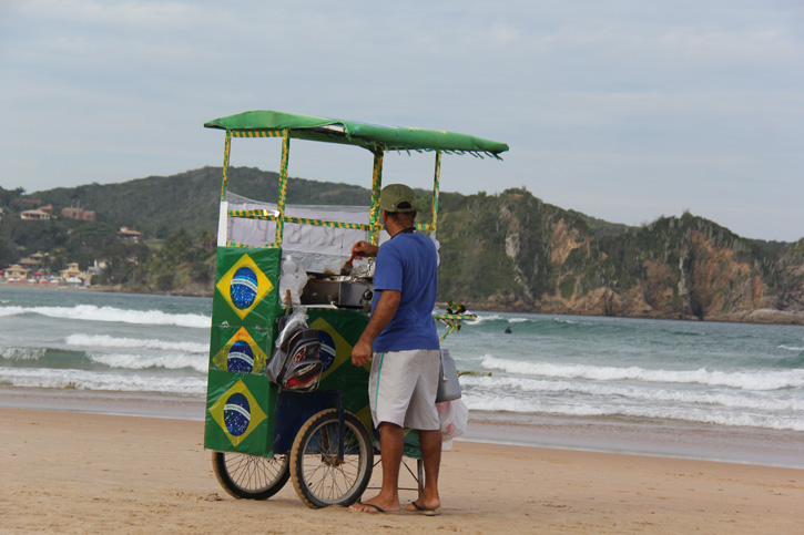 Comida na praia