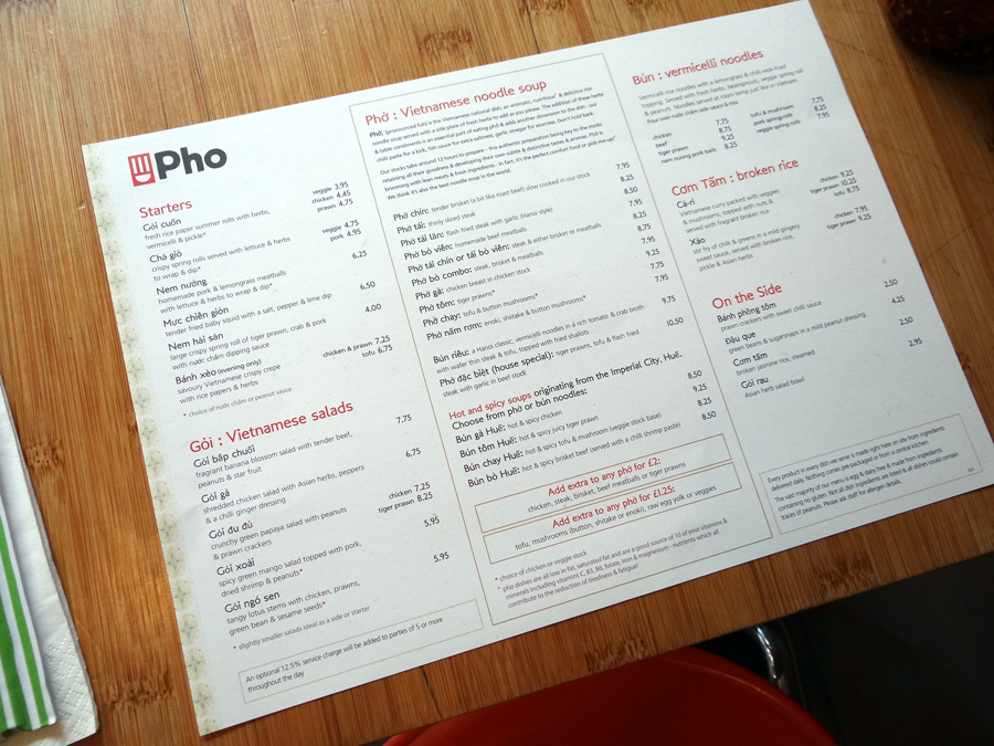 restaurante vietnamita em Londres