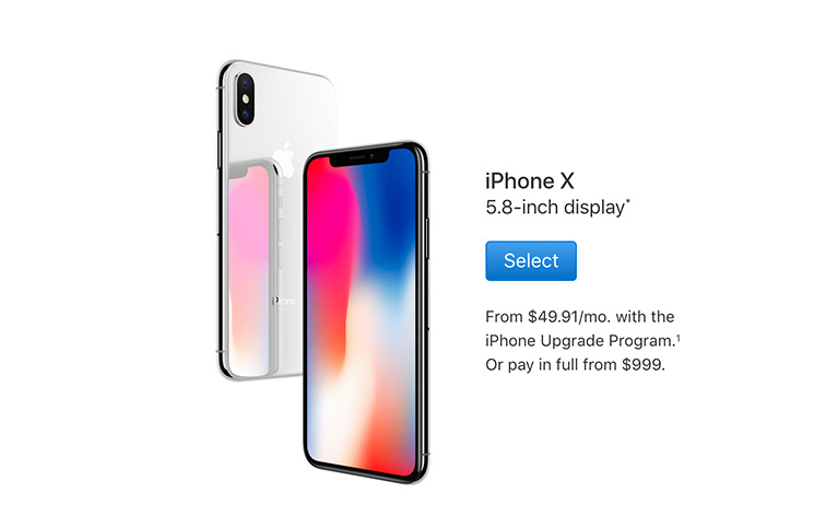 iPhone X ya se vende desbloqueado en Estados Unidos