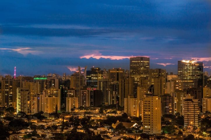 São Paulo Linha do Horizonte - Brasil
