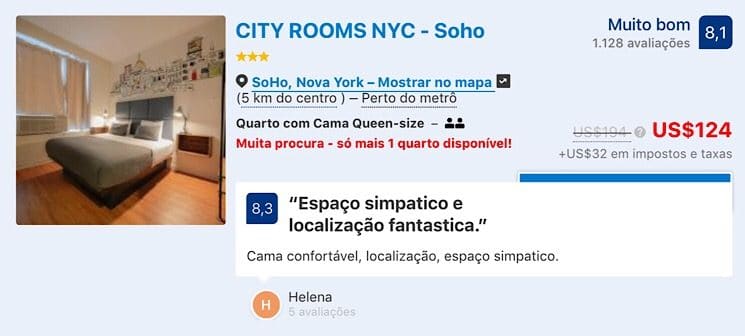 Hotéis por menos de 150 dolares em Nova York 4