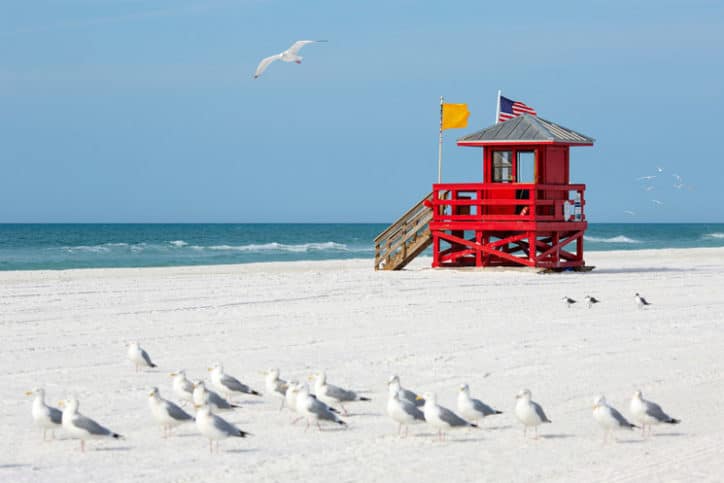 Siesta Key FLorida praias do golfo