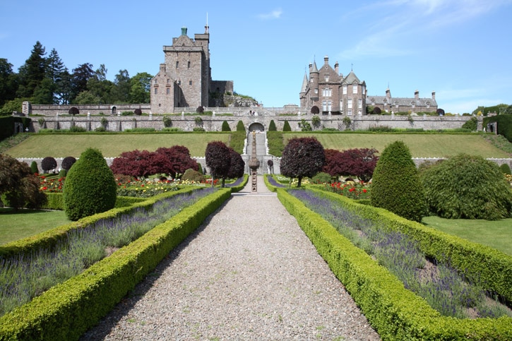 Drummond Castle, Creiff, Scotland