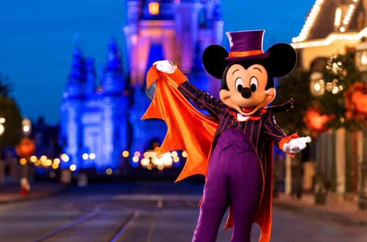 Festa de halloween do Mickey na Disney 2022